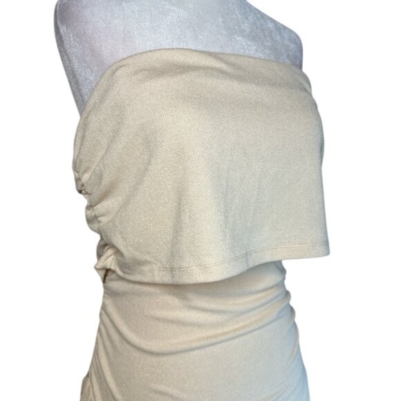 LIONESS Field Of Dreams Dress in Oatmeal Medium New Womens Maxi Gown - Picture 8 of 17